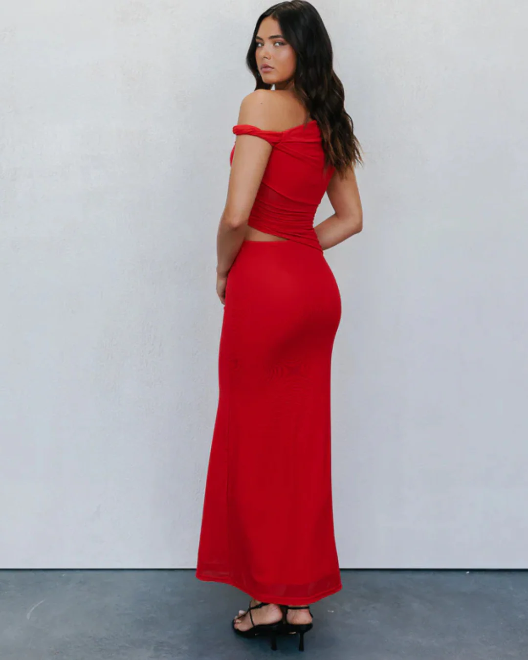 Mirror Mirror Neeko Dress in Red - Rovetoy