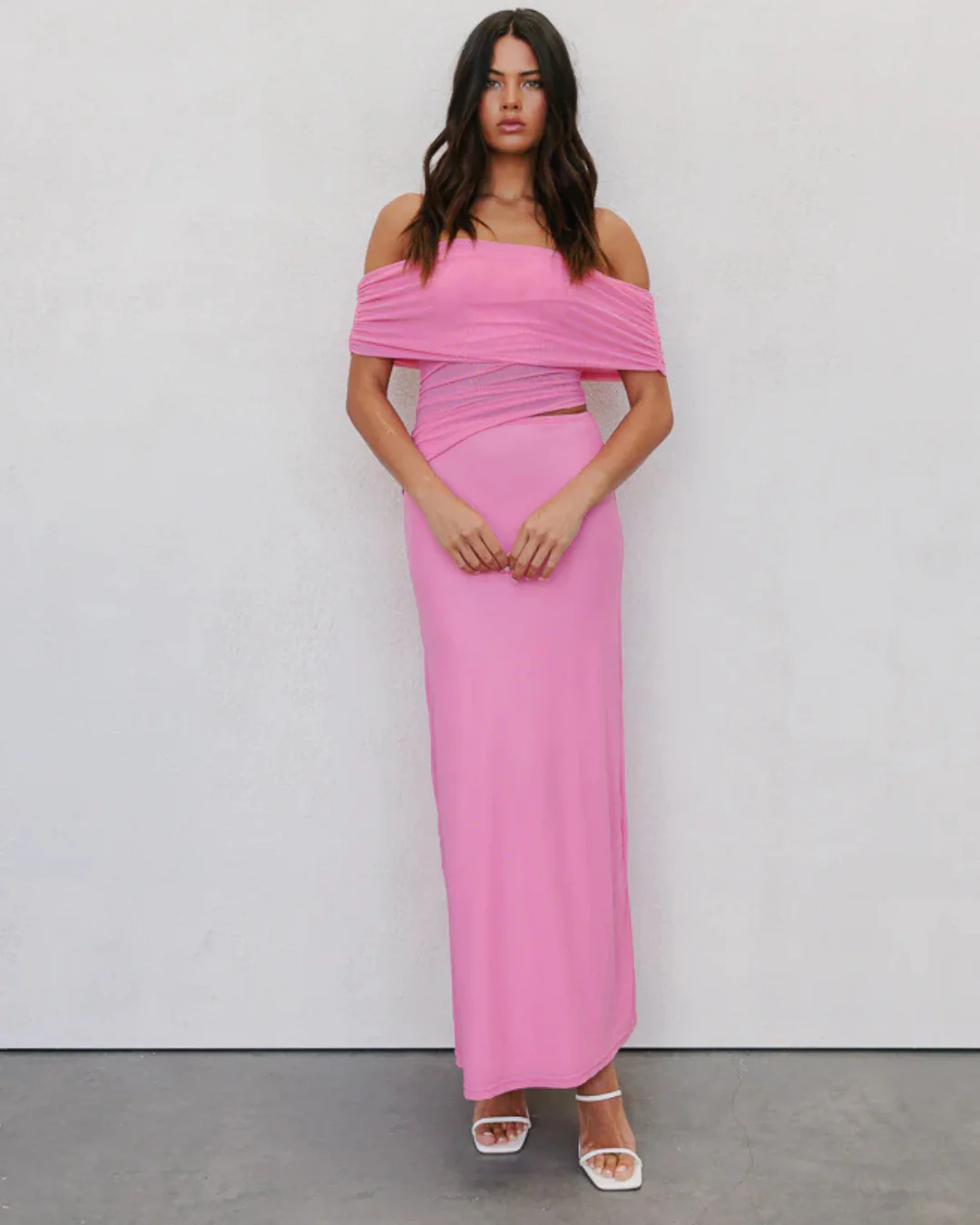 Mirror Mirror Katie Dress in Pink - Rovetoy