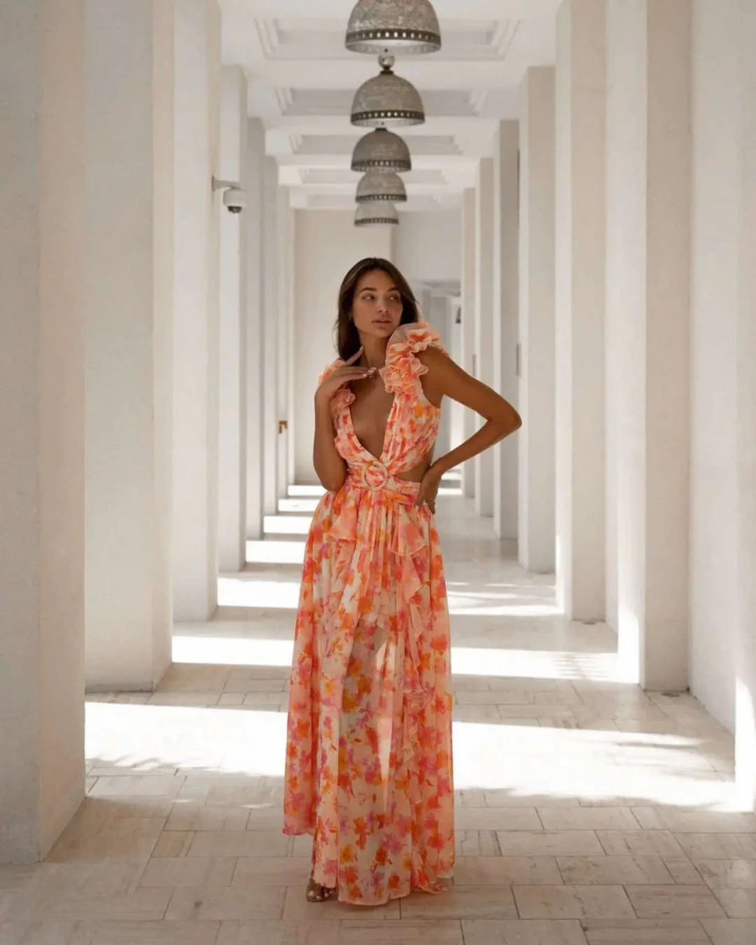 Anne Louise Clementine Maxi Dress - Rovetoy