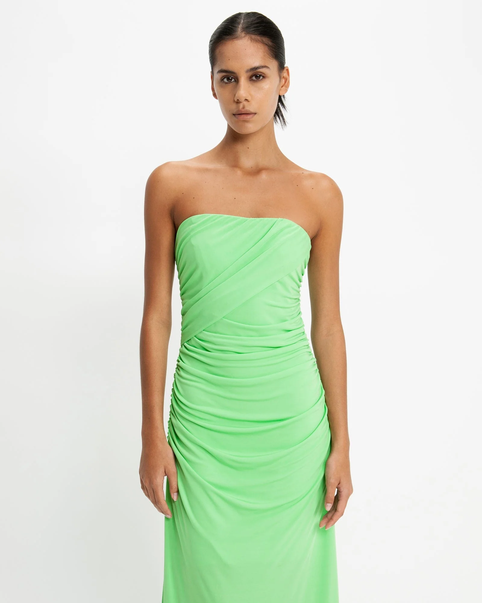 BUY: Cue Jersey Bandeau Gown - Rovetoy
