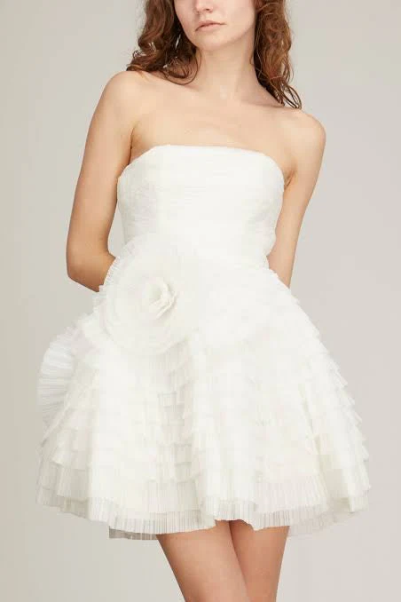 BUY: Aje Expressive Pleated Mini Dress - Rovetoy