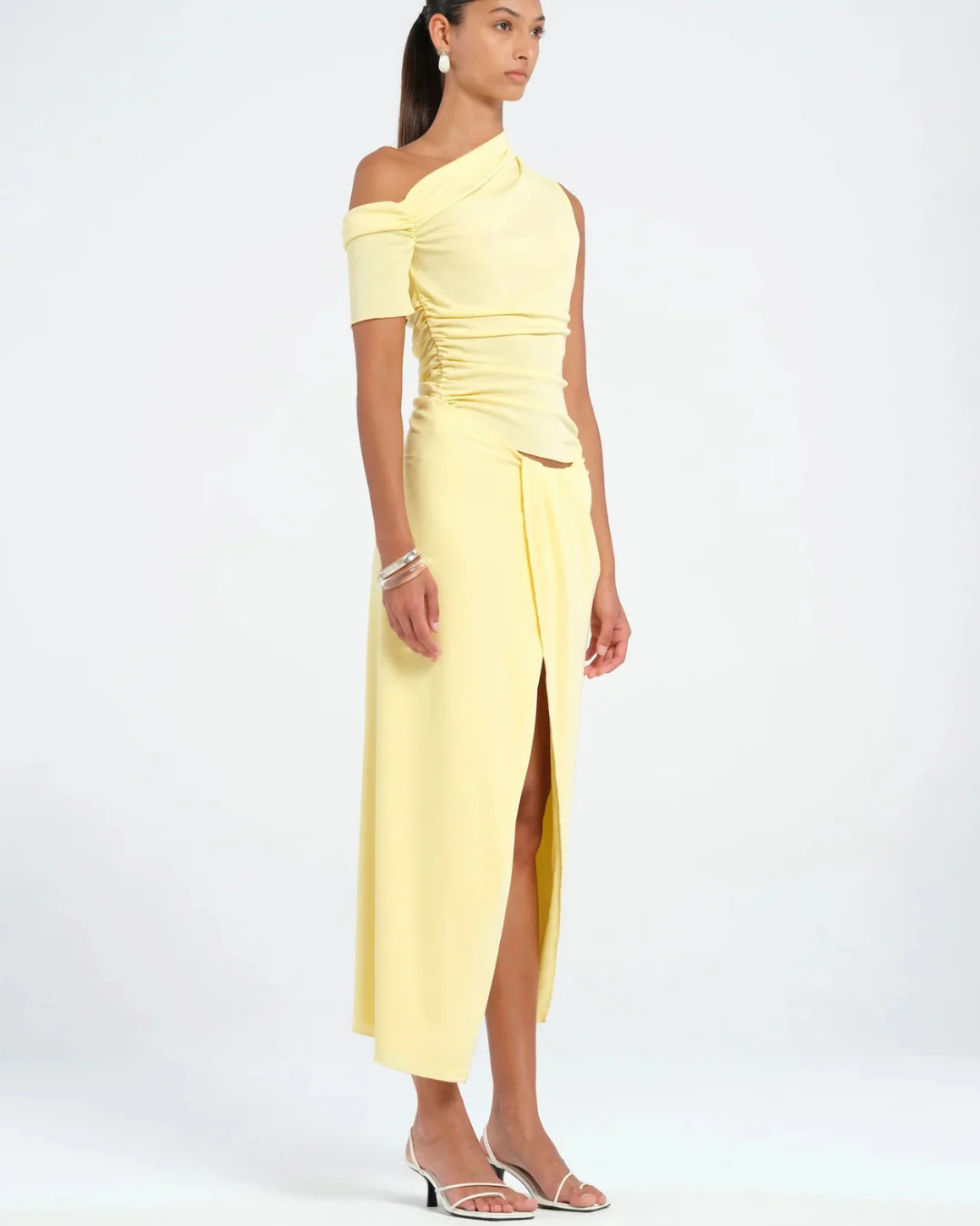 Benni Cleo One Shoulder Maxi Dress - Rovetoy