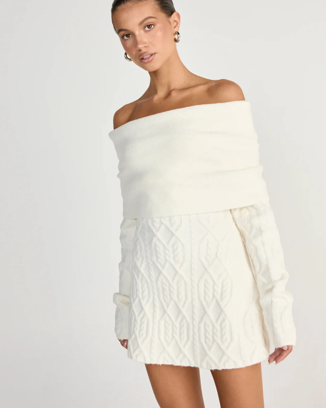 Charcoal Pavati Knit Dress - Rovetoy