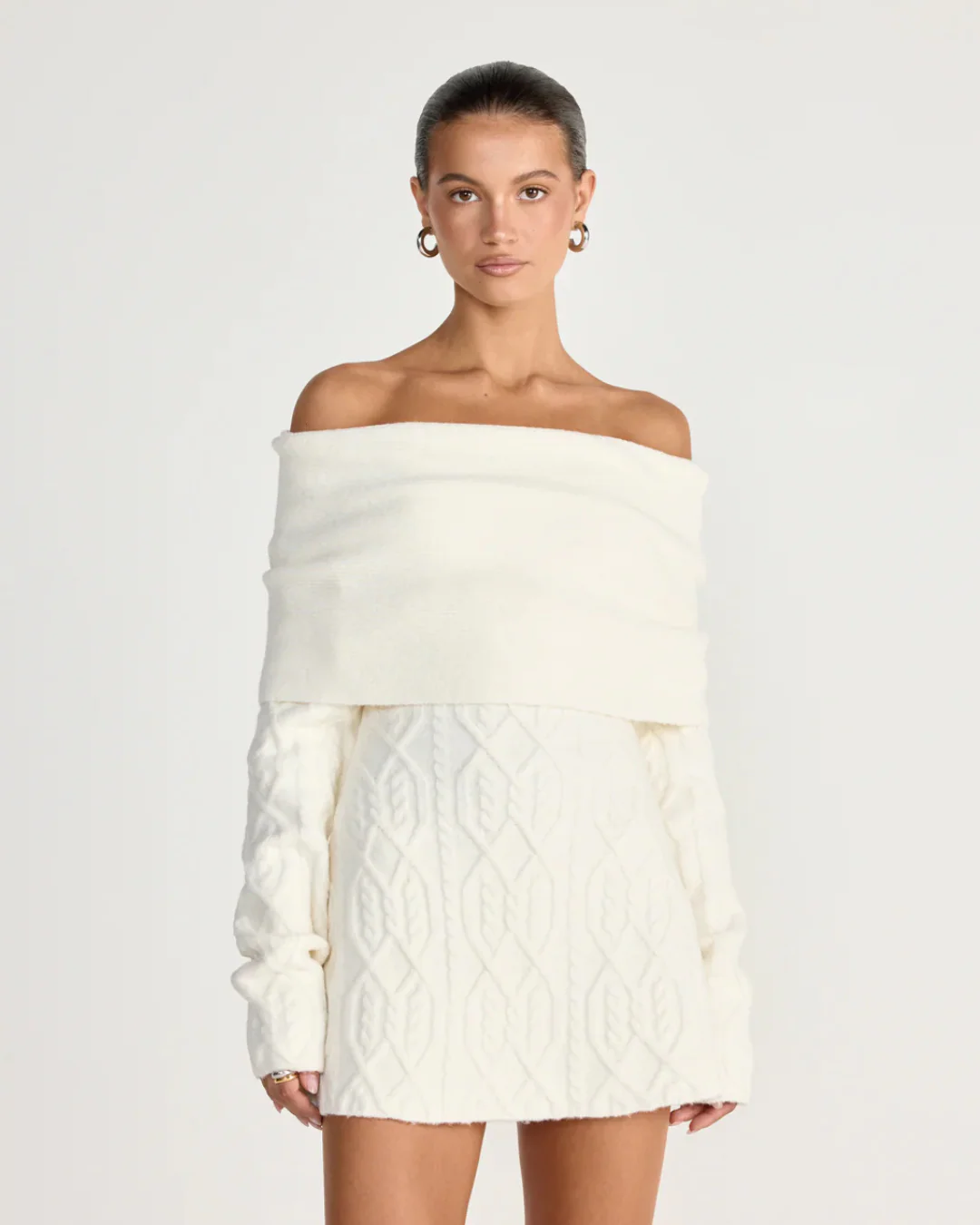 Charcoal Pavati Knit Dress - Rovetoy