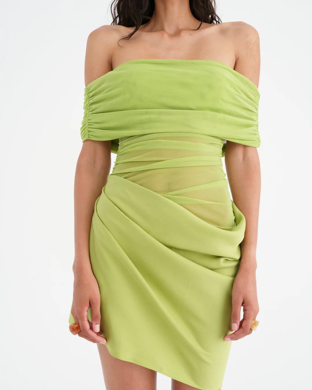 Benni Nico Off-Shoulder Mini Apple - Rovetoy