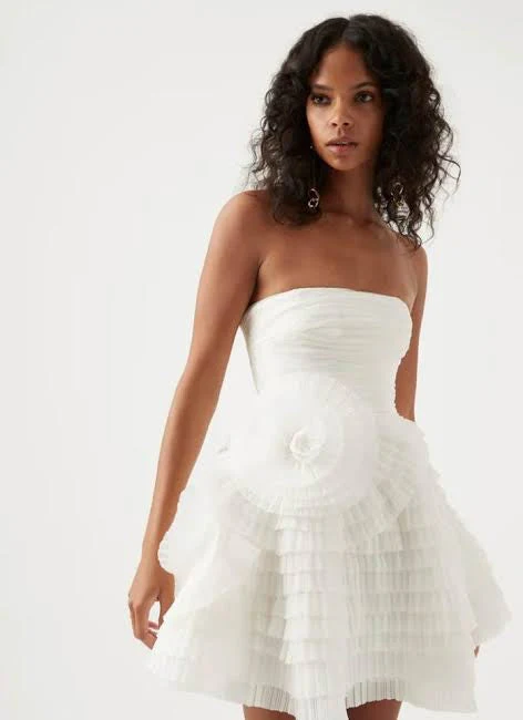 BUY: Aje Expressive Pleated Mini Dress - Rovetoy