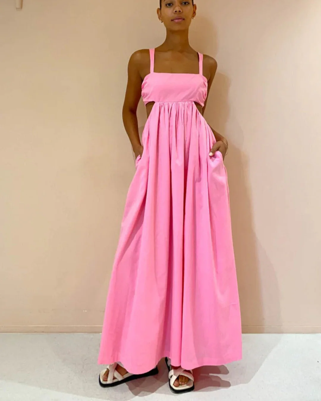 Hansen and Gretel Iman Dress Taffy Pink - Rovetoy