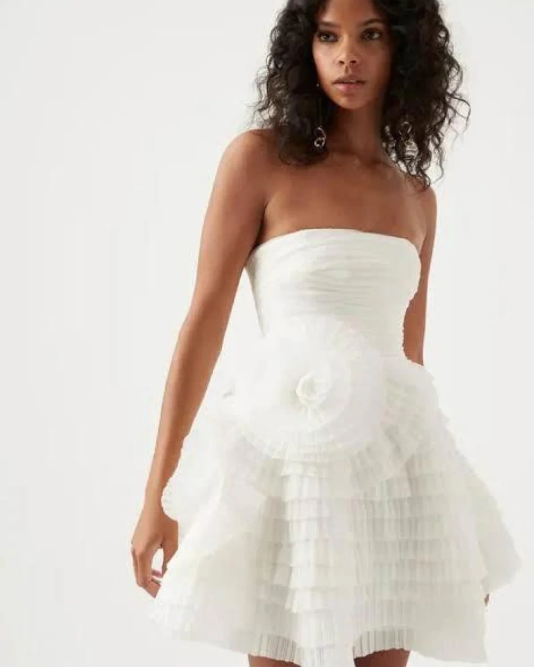 Aje Expressive Pleated Mini Dress - Rovetoy