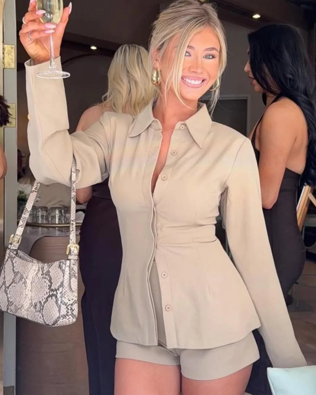 Charcoal Clothing Mariella Set in Honey - Rovetoy