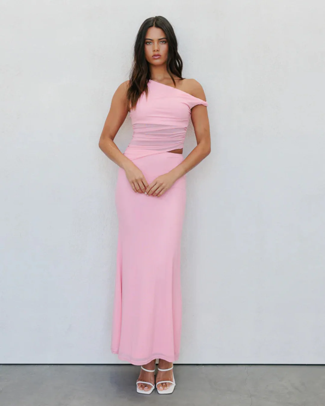 Mirror Mirror Unisha Dress in Candy Pink - Rovetoy