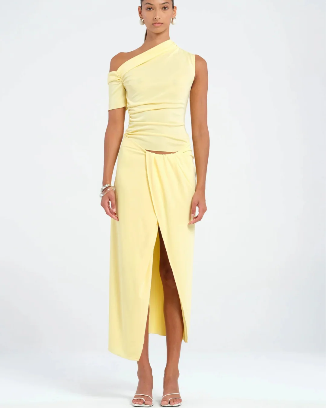 Benni Cleo One Shoulder Maxi Dress - Rovetoy