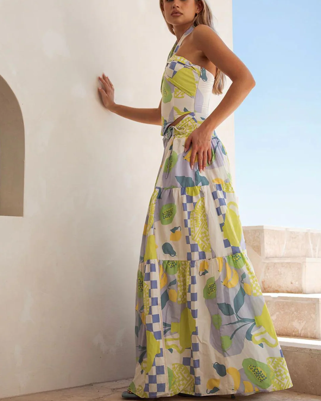 Sabo Skirt Chey Dress in Dolce Verde - Rovetoy