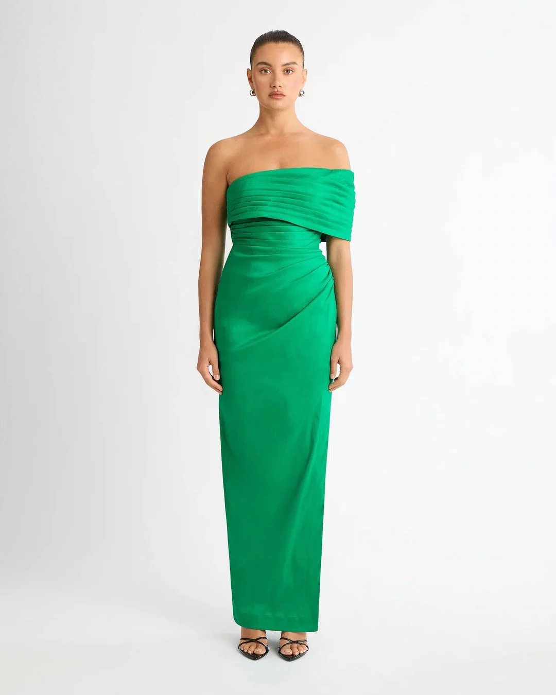 Sheike Giselle Gown in Jade Green - Rovetoy