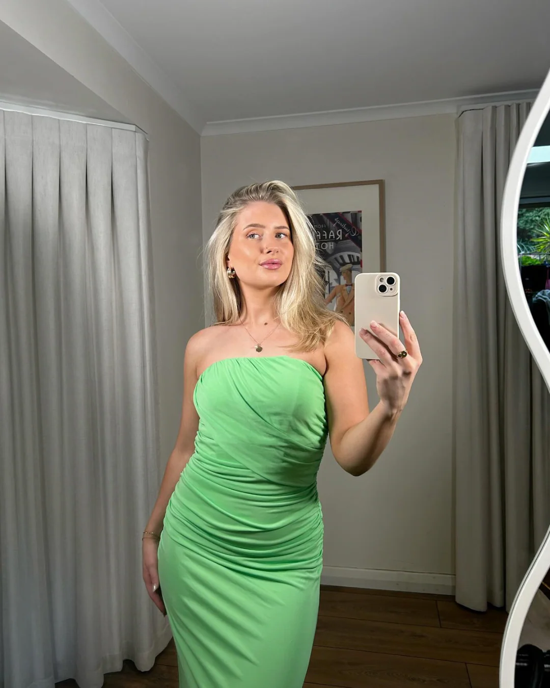 Cue Jersey Bandeau Gown - Rovetoy